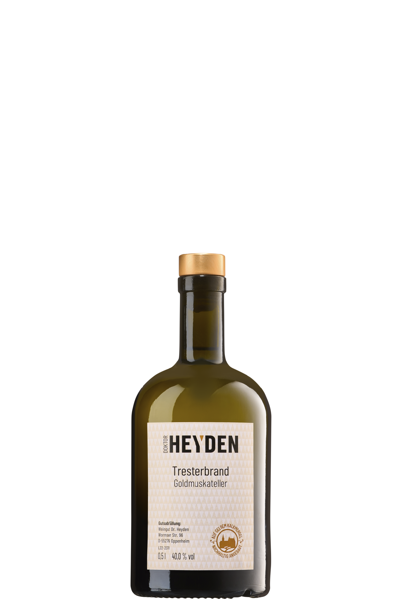 Tresterbrand Goldmuskateller